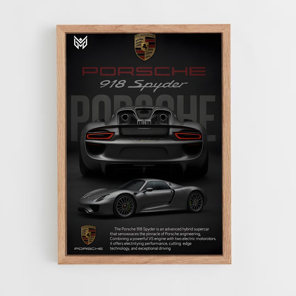 Poster 912 Spyder Concept – affiche Porsche (vue 4)